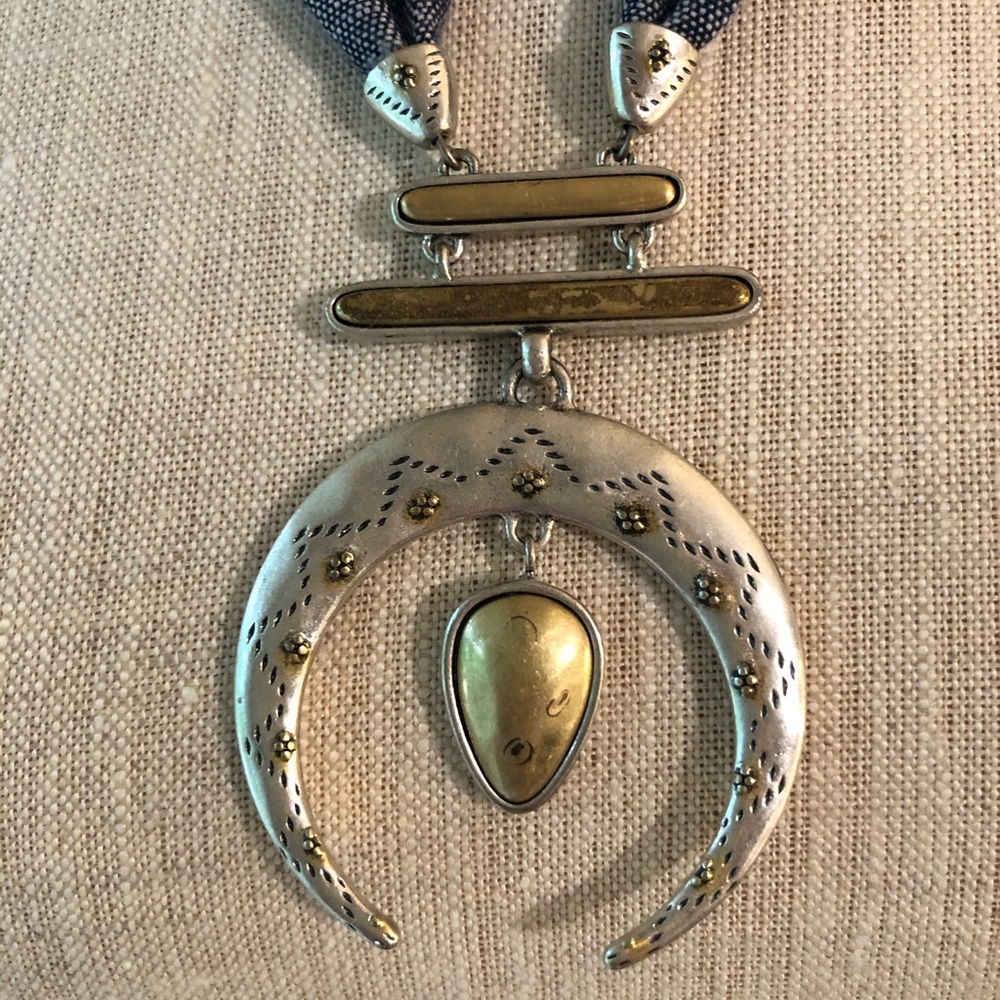Lucky Brand, squash blossom necklace